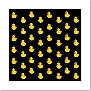 Rubber duck pattern Posters and Art